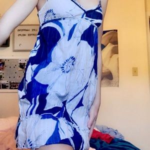 Hollister spaghetti strap flower dress
